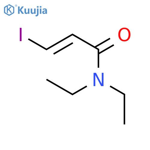 2-Propenamide, N,N-diethyl-3-iodo-, (E)- structure