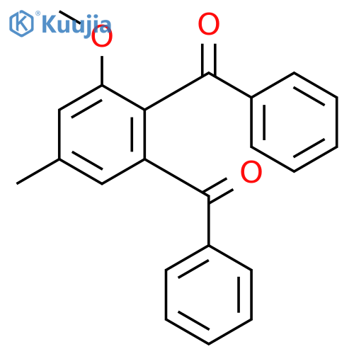 Methanone, (3-methoxy-5-methyl-1,2-phenylene)bis[phenyl- structure