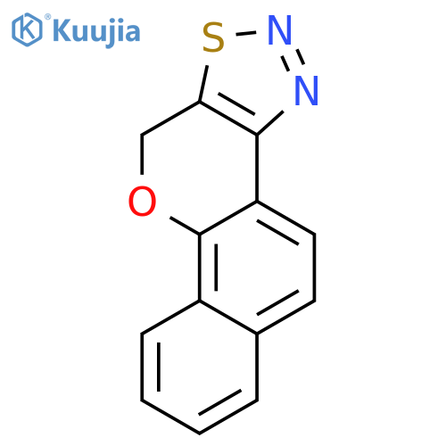 11H-Naphtho[2',1':5,6]pyrano[4,3-d]-1,2,3-thiadiazole structure