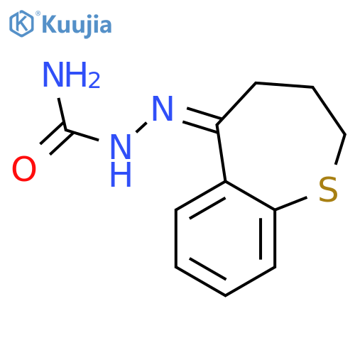 Hydrazinecarboxamide, 2-(3,4-dihydro-1-benzothiepin-5(2H)-ylidene)- structure
