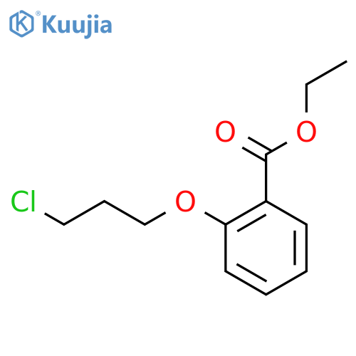 Benzoic acid, 2-(3-chloropropoxy)-, ethyl ester structure