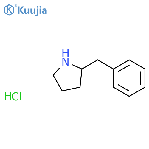2-(Phenylmethyl)-pyrrolidine Hydrochloride structure