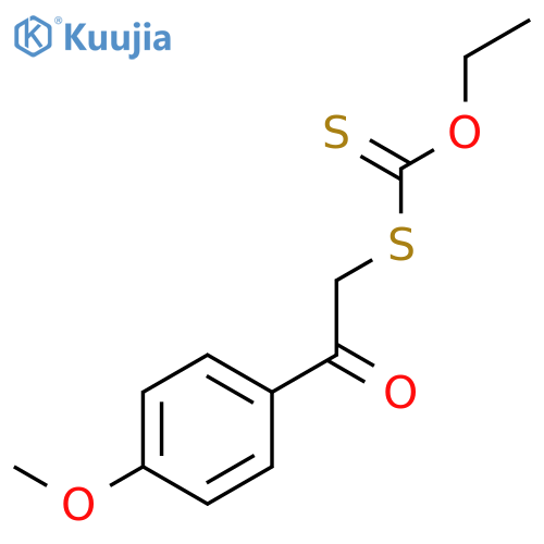 O-Ethyl S-[2-(4-methoxyphenyl)-2-oxoethyl] carbonodithioate structure