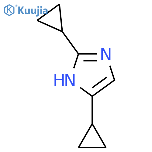 1H-Imidazole, 2,4-dicyclopropyl- structure
