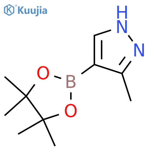 3-methyl-4-(tetramethyl-1,3,2-dioxaborolan-2-yl)-1H-pyrazole structure