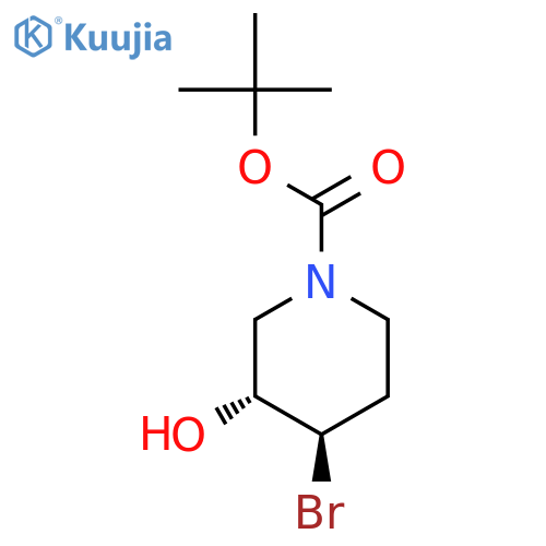 Trans-4-bromo-3-hydroxypiperidine structure