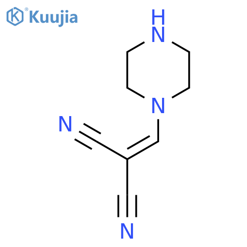 2-(1-piperazinylmethylene)-Propanedinitrile structure