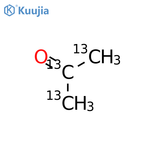 2-Propanone-1,2,3-13C3(9CI) structure