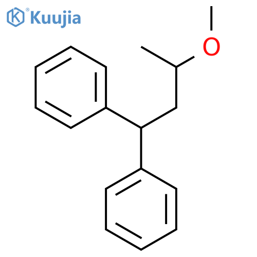 Benzene, 1,1'-(3-methoxybutylidene)bis- structure
