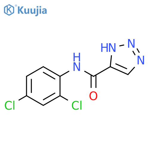 N-(2,4-dichlorophenyl)-1H-1,2,3-triazole-4-carboxamide structure