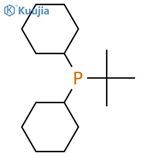 tert-Butyldicyclohexylphosphine structure