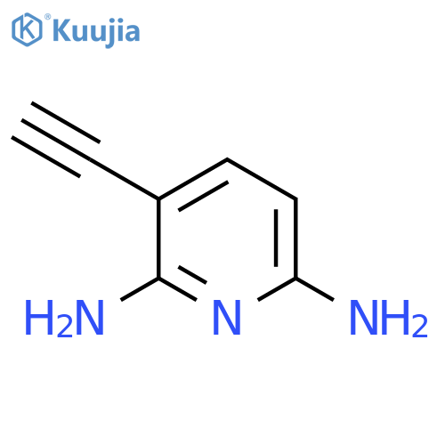 3-Ethynylpyridine-2,6-diamine structure