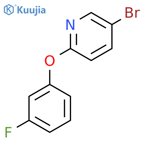 5-Bromo-2-(3-fluorophenoxy)pyridine structure