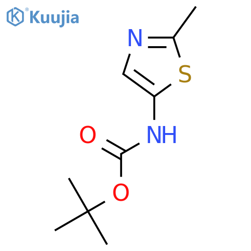 tert-butyl N-(2-methyl-1,3-thiazol-5-yl)carbamate structure