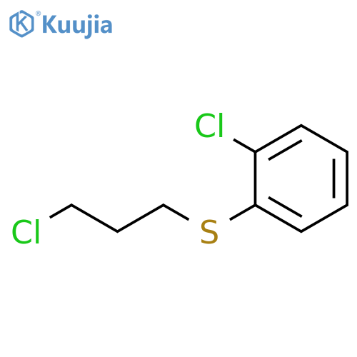 1-chloro-2-(3-chloropropyl)sulfanylbenzene structure