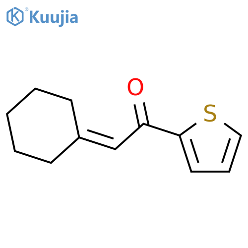 Ethanone, 2-cyclohexylidene-1-(2-thienyl)- structure