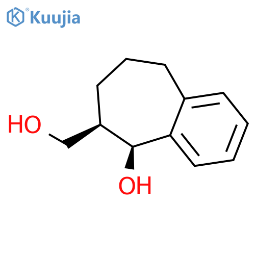 5H-Benzocycloheptene-6-methanol, 6,7,8,9-tetrahydro-5-hydroxy-, cis- structure