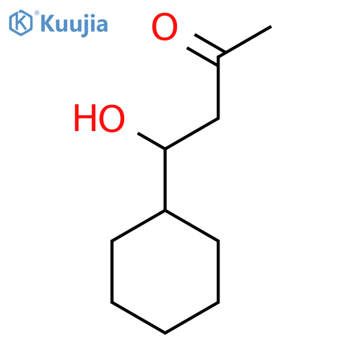 2-Butanone, 4-cyclohexyl-4-hydroxy-, (4R)- structure