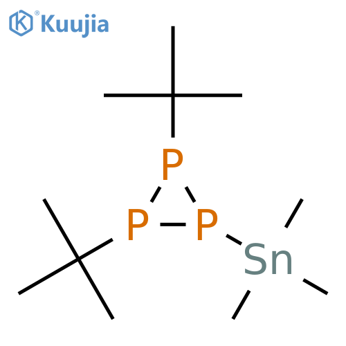 Triphosphirane, bis(1,1-dimethylethyl)(trimethylstannyl)- structure
