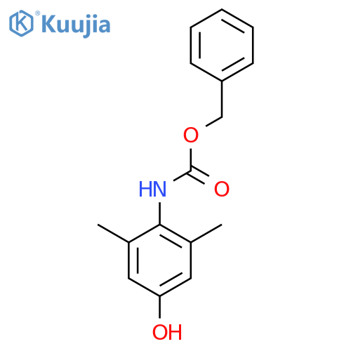 benzyl N-(4-hydroxy-2,6-dimethylphenyl)carbamate structure