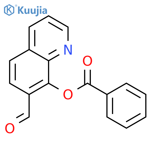 8-O-Benzoyl-Hydroxy-Quinoline-7-Carbaldehyde structure