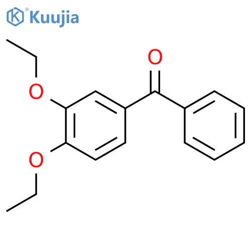 Methanone, (3,4-diethoxyphenyl)phenyl- structure