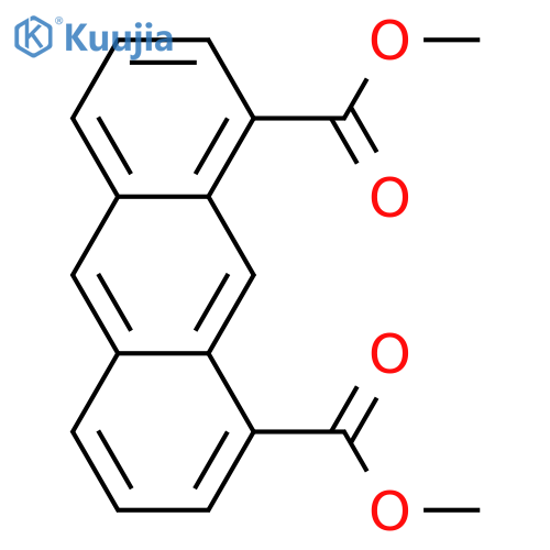 Dimethyl 1,8-Anthracenedicarboxylate structure