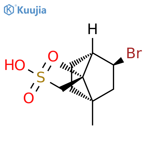 (1S,2S,4S,7S)-2-Bromo-4,7-dimethylbicyclo[2.2.1]heptane-7-methanesulfonic acid structure