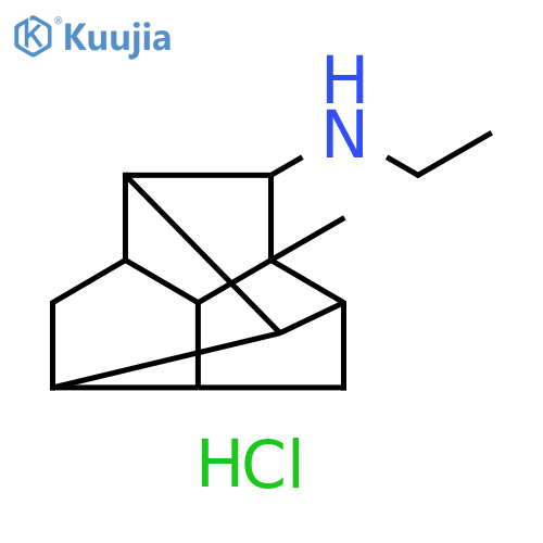 1,3,5-Methenocyclopenta[cd]pentalen-2-amine, N-ethyldecahydro-1-methyl-, hydrochloride, (1α,2α,2aβ,3α,4aβ,5α,6aβ,6bβ,7R*)- (9CI) structure