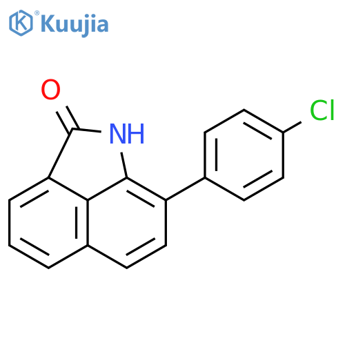Benz[cd]indol-2(1H)-one, 8-(4-chlorophenyl)- structure
