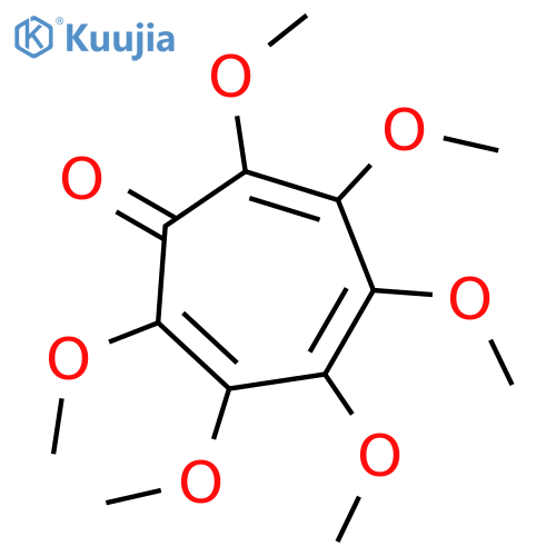 2,4,6-Cycloheptatrien-1-one, 2,3,4,5,6,7-hexamethoxy- structure