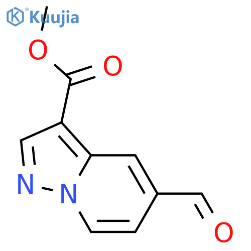 Methyl 5-formylpyrazolo[1,5-a]pyridine-3-carboxylate structure