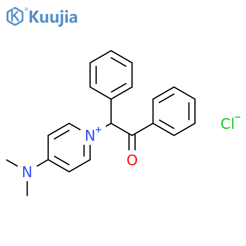 Pyridinium, 4-(dimethylamino)-1-(2-oxo-1,2-diphenylethyl)-, chloride structure