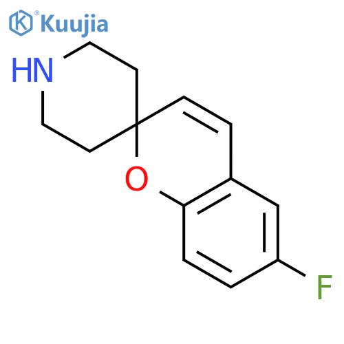 6-fluoro-Spiro[2H-1-benzopyran-2,4'-piperidine] structure