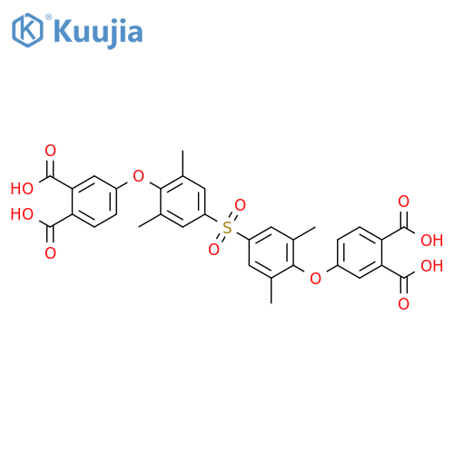 1,2-Benzenedicarboxylic acid, 4,4'-[sulfonylbis[(2,6-dimethyl-4,1-phenylene)oxy]]bis- (9CI) structure