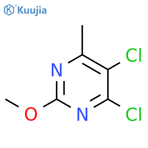 Pyrimidine, 4,5-dichloro-2-methoxy-6-methyl- structure