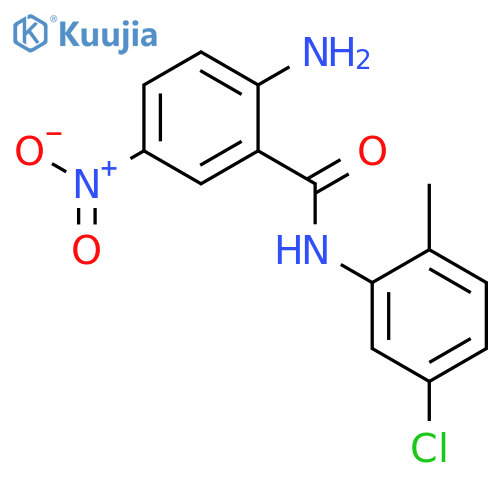 Benzamide, 2-amino-N-(5-chloro-2-methylphenyl)-5-nitro- structure
