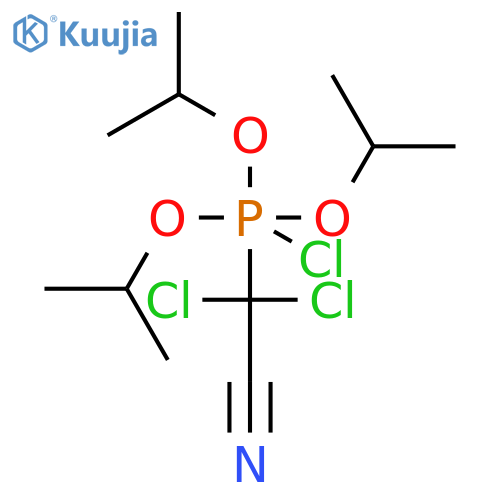 Acetonitrile, dichloro[chlorotris(1-methylethoxy)phosphoranyl]- structure