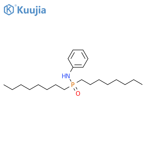 Phosphinic amide, P,P-dioctyl-N-phenyl- structure
