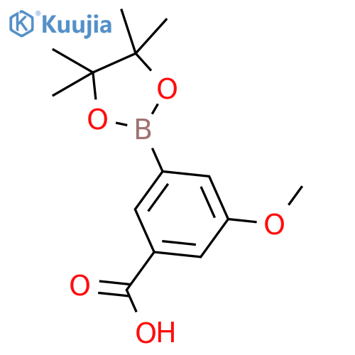 3-Carboxy-5-methoxyphenylboronic acid, pinacol ester structure