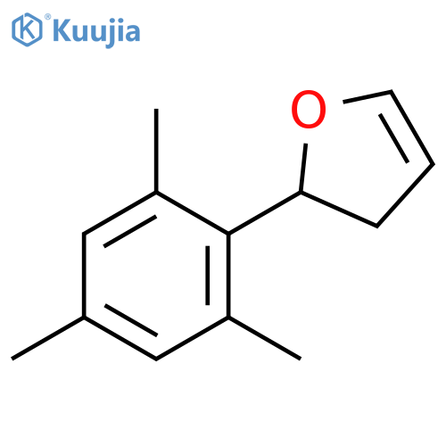 Furan, 2,3-dihydro-2-(2,4,6-trimethylphenyl)- structure