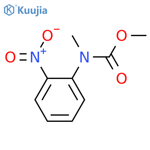 Carbamic acid, methyl(2-nitrophenyl)-, methyl ester structure