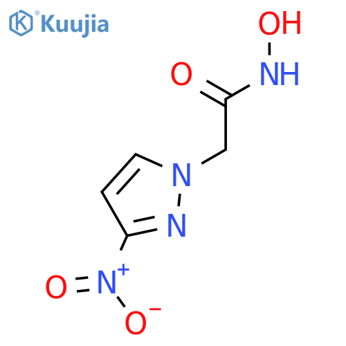 1H-Pyrazole-1-acetamide,N-hydroxy-3-nitro- structure