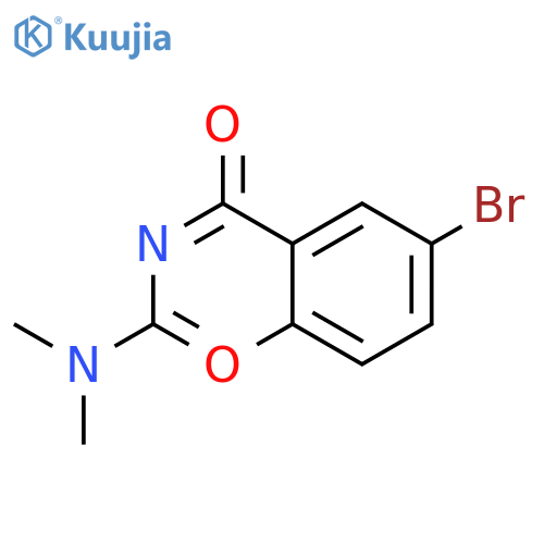 6-Bromo-2-(dimethylamino)-4H-1,3-benzoxazin-4-one structure