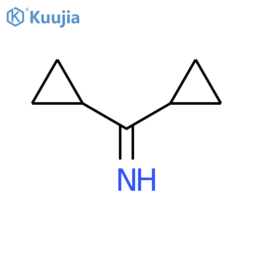 Cyclopropanemethanimine, α-cyclopropyl- structure