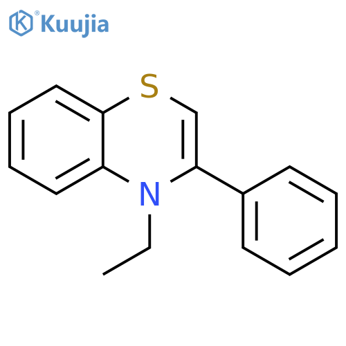 4H-1,4-Benzothiazine, 4-ethyl-3-phenyl- structure