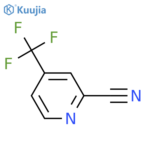 4-(trifluoromethyl)pyridine-2-carbonitrile structure