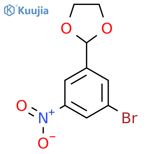 2-(3-Bromo-5-nitrophenyl)-1,3-dioxolane structure