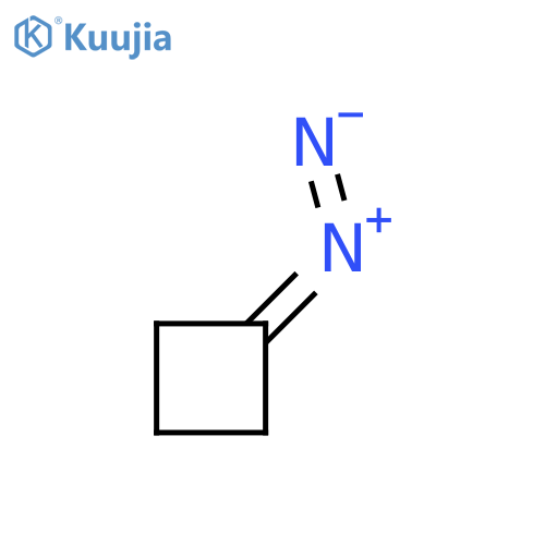 Cyclobutane, diazo- structure