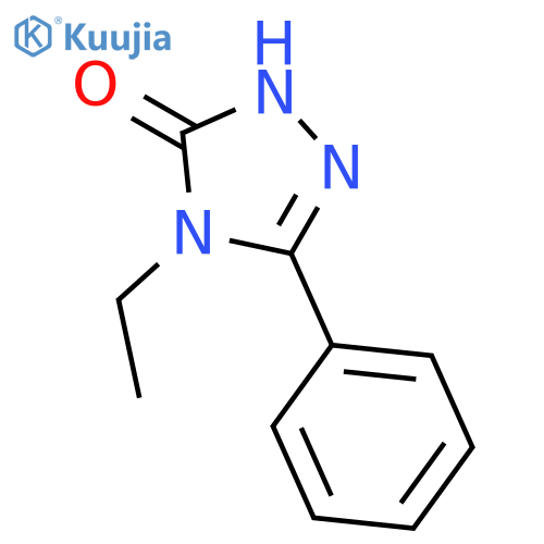 4-ethyl-5-phenyl-2,4-dihydro-3H-1,2,4-triazol-3-one structure